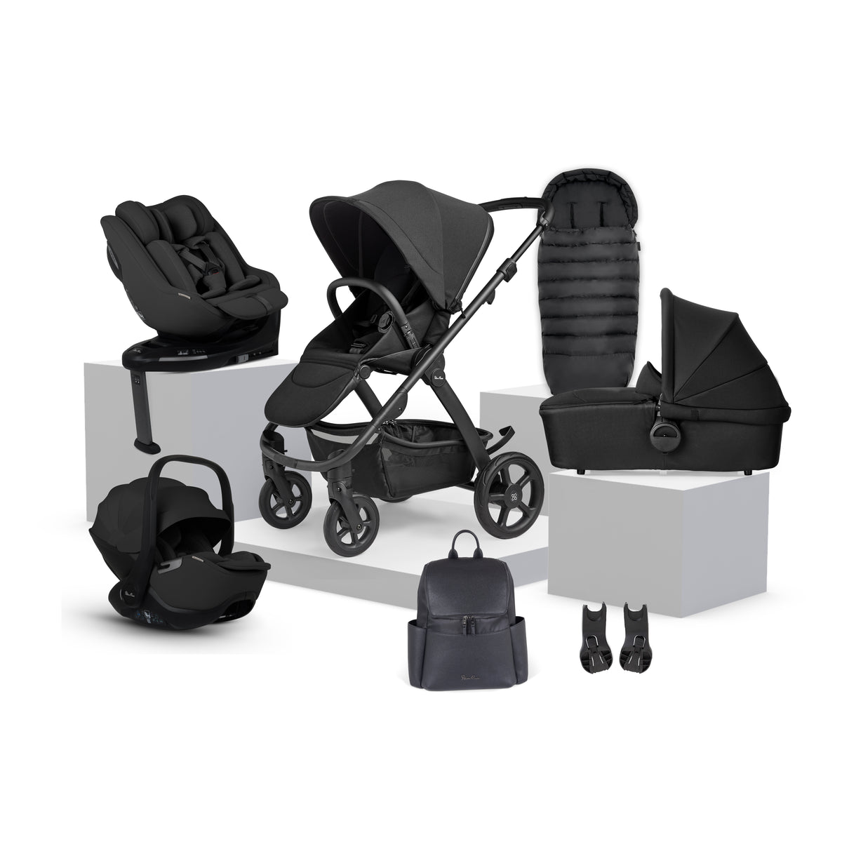 Tide Space Travel System Ultimate 360 Family Car Seat Bundle (10 piece)