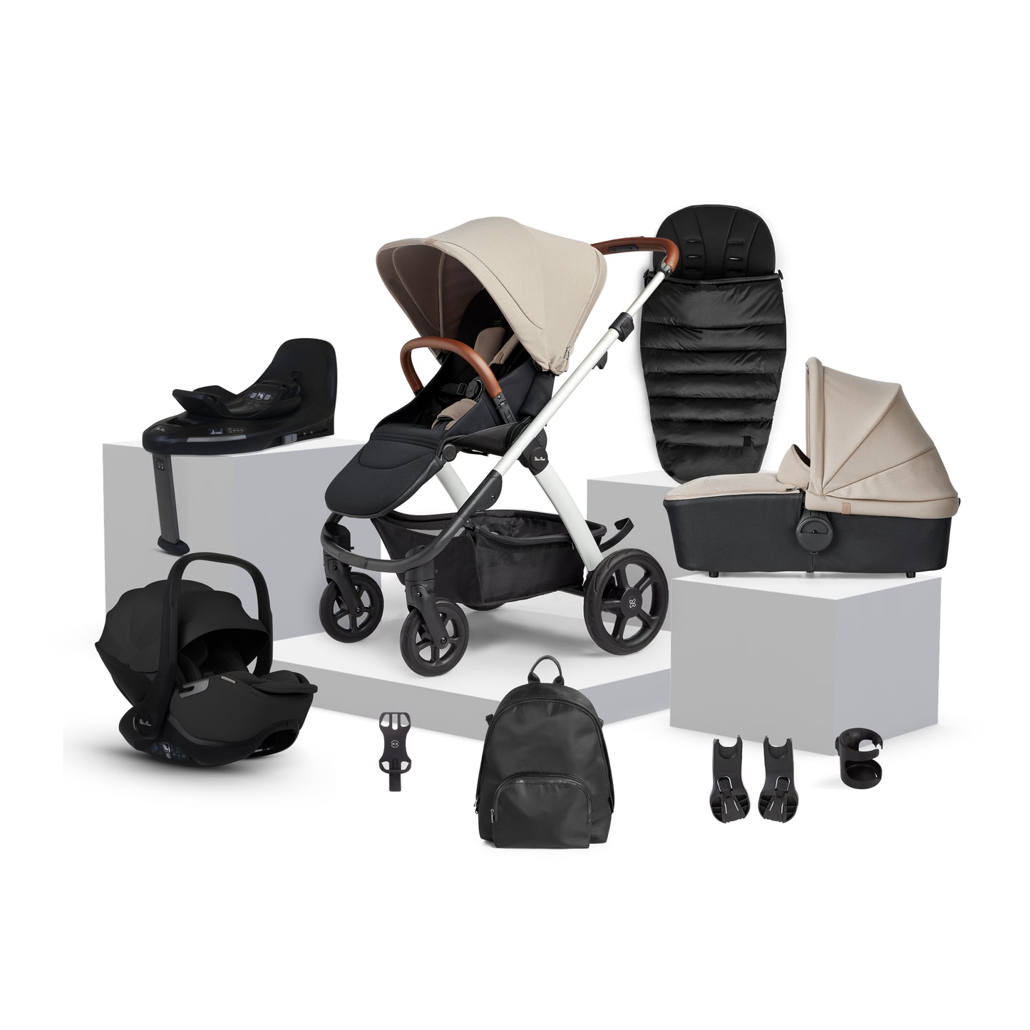 Tide Stone Travel System Ultimate 360 Infant Carrier Bundle (11 piece)