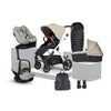 Tide Stone Travel System Ultimate 360 Natural Taupe Family Car Seat Bundle (10 piece)