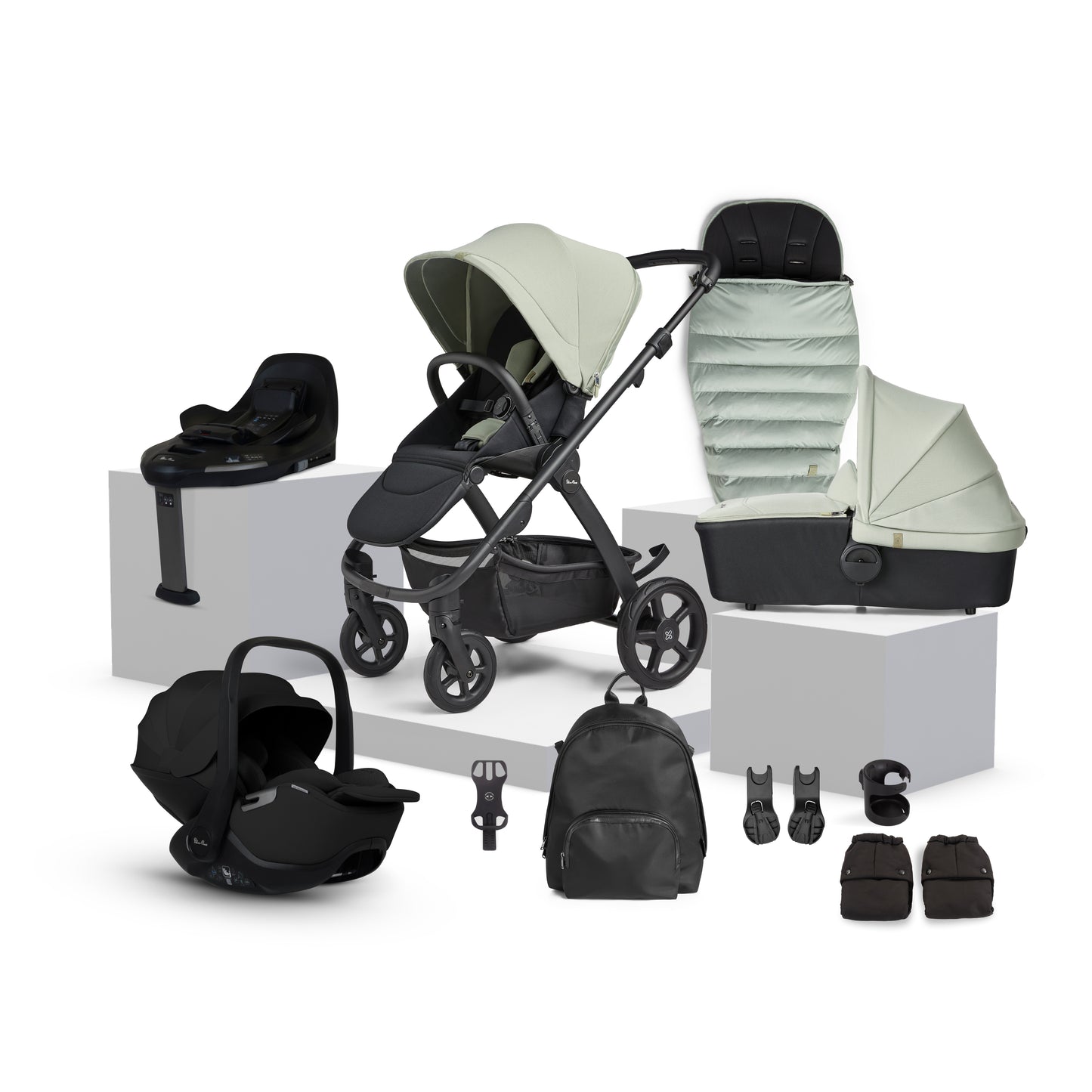 Tide Sage Travel System Ultimate 360 Infant Carrier Bundle (11 piece)