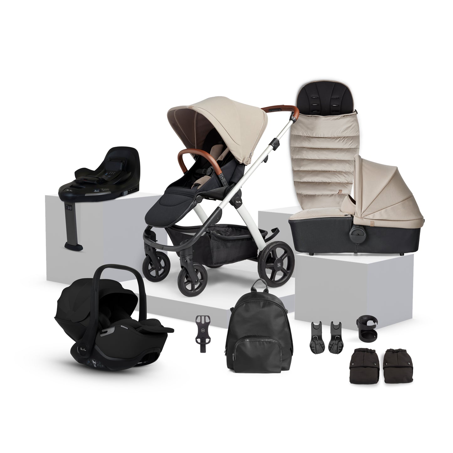Tide Stone Travel System Ultimate 360 Infant Carrier Bundle (11 piece)