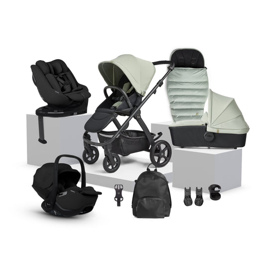 Tide Sage Travel System Ultimate 360 Family Car Seat Bundle (13 piece)