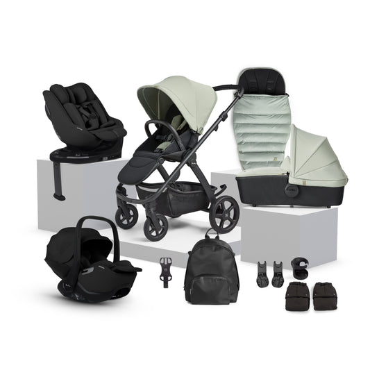 Tide Sage Travel System Ultimate 360 Family Car Seat Bundle (12 piece)