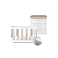 Valencia 2 Piece Nursery Room Set With Mattress
