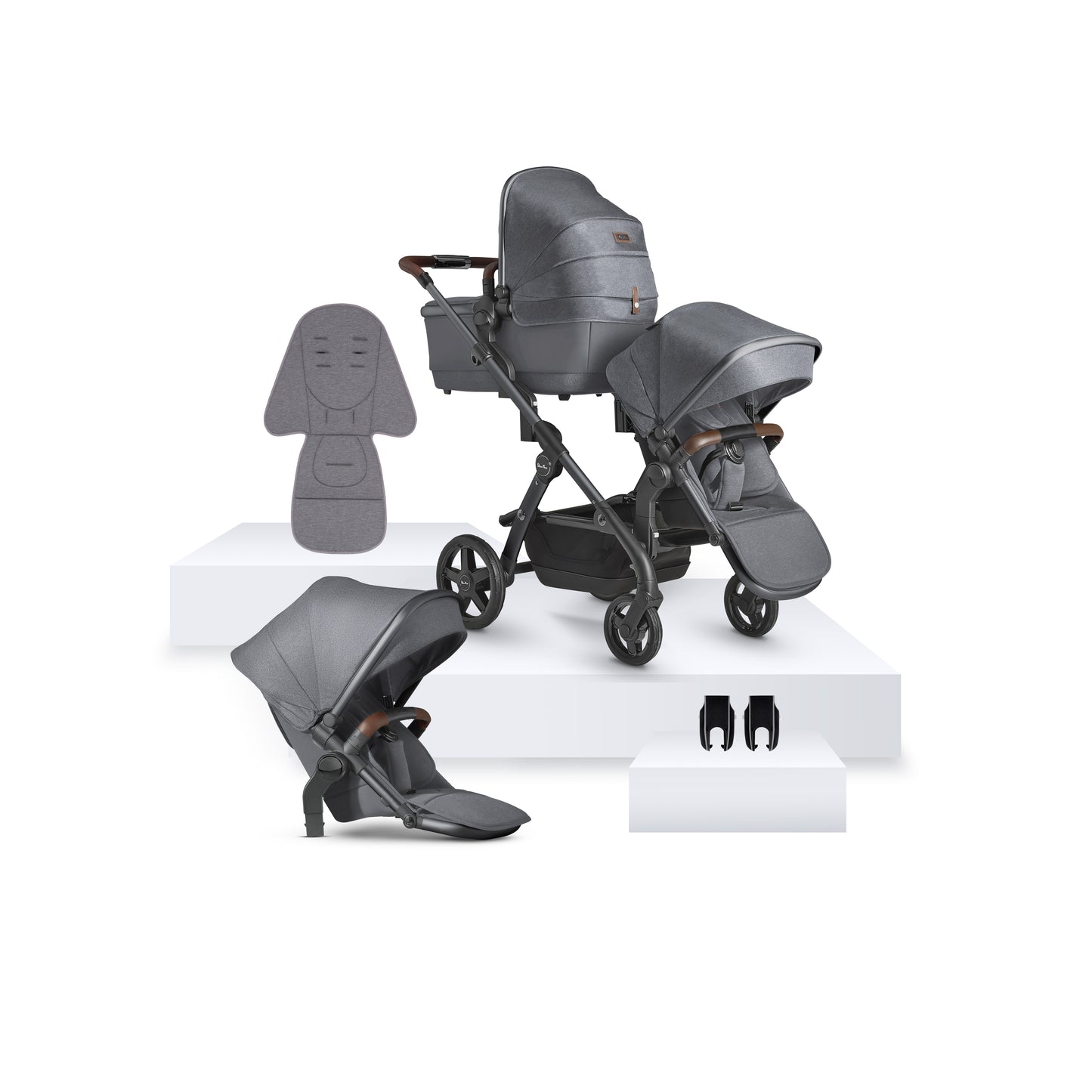 Wave 3 Lunar Single to Double Travel System (12 piece)