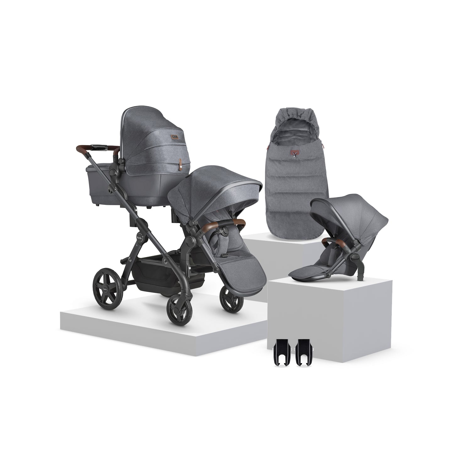 Wave 3 Lunar Single to Double Travel System (12 piece)