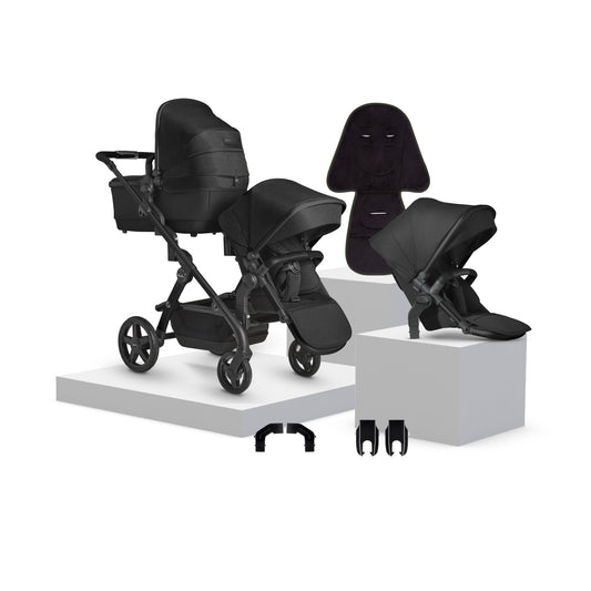 Wave 3 Onyx Single to Double Travel System (10 piece)