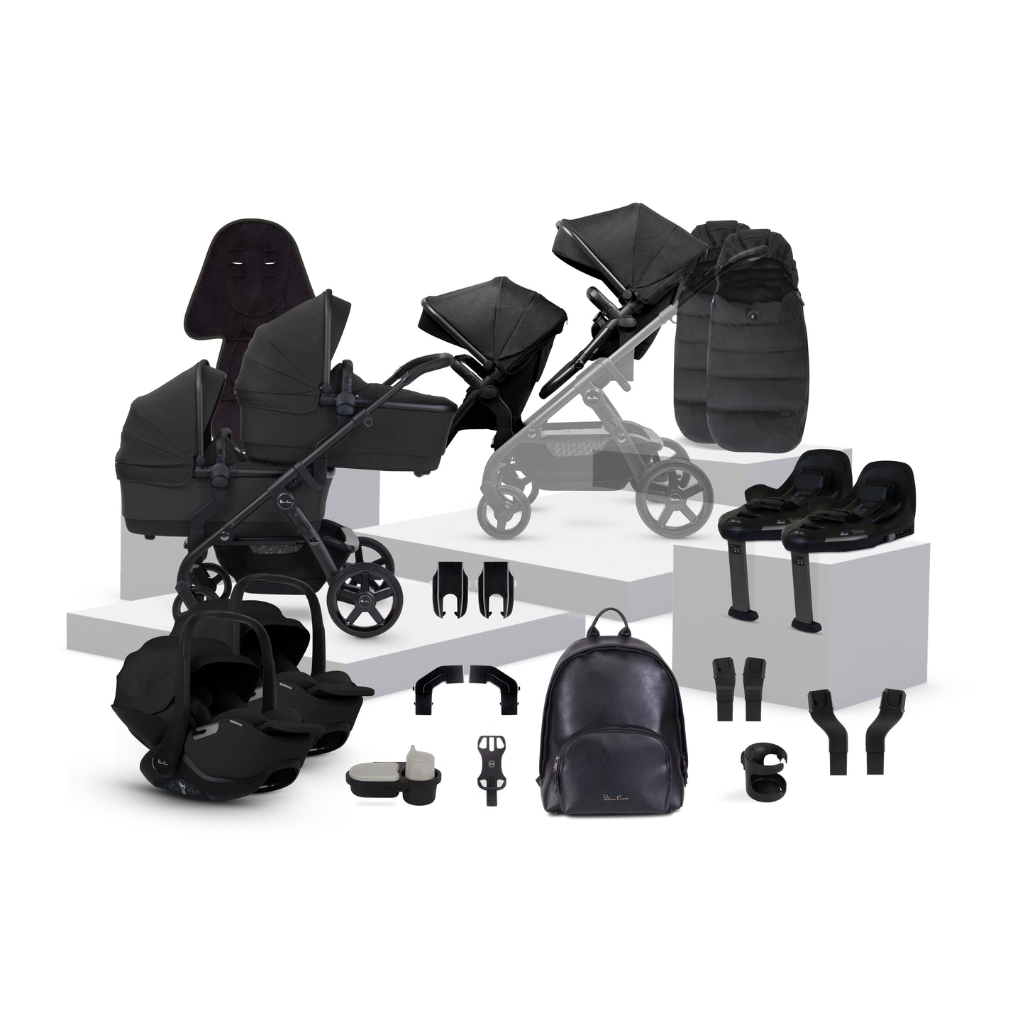 Wave 3 Onyx Travel System Twin Bundle (23 Piece)