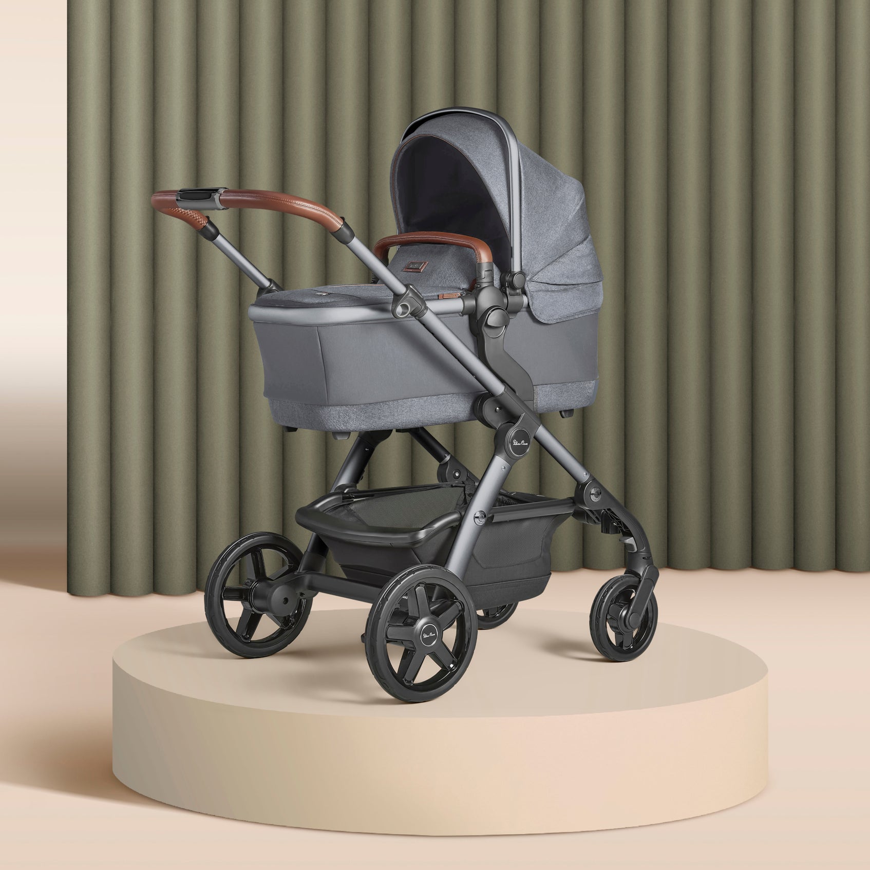 Wave Lunar Single to Double Travel System Silver Cross UK