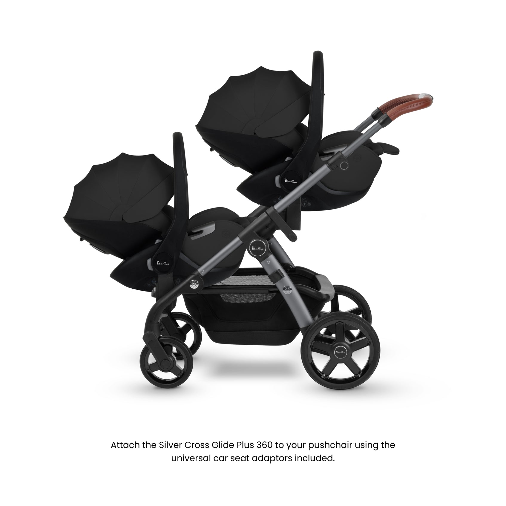 Wave Twin Bundle Lunar Silver Cross UK - Main Image