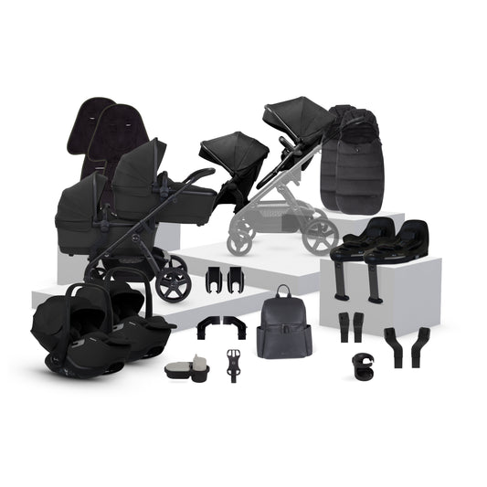 Wave 3 Onyx Travel System Twin Bundle (23 Piece)