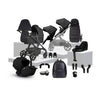 Wave 3 Onyx Single to Double Travel System Growing Family Bundle with Glide Plus 360 (19 Piece)