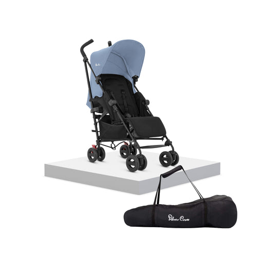 Zest Blue Stroller & Stroller Bag Bundle (3 piece)