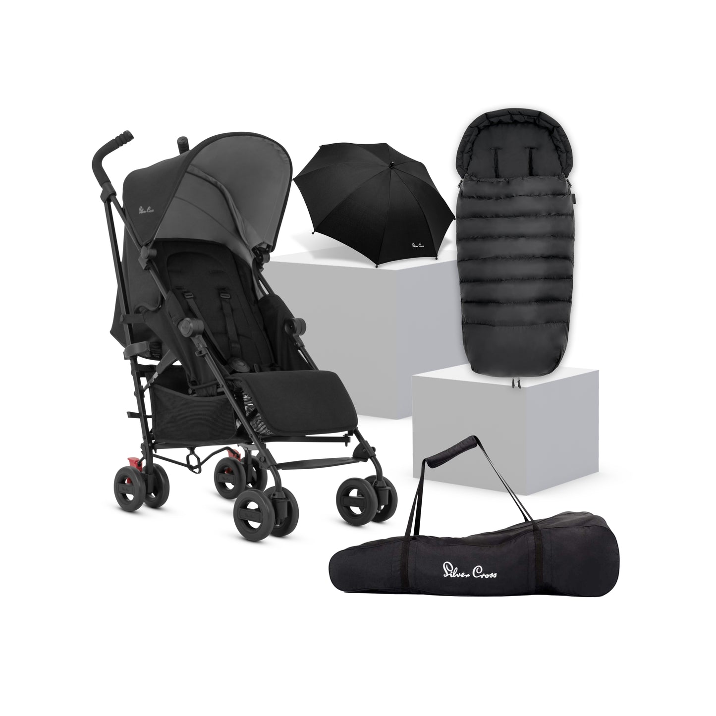 Zest Space Stroller & Accessory Bundle (5 piece)
