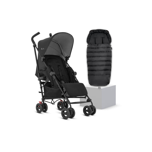 Zest Space Stroller & Footmuff Bundle (3 piece)